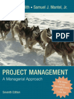 Project Management A Managerial Approach Meredith - Mantel 7th Ed