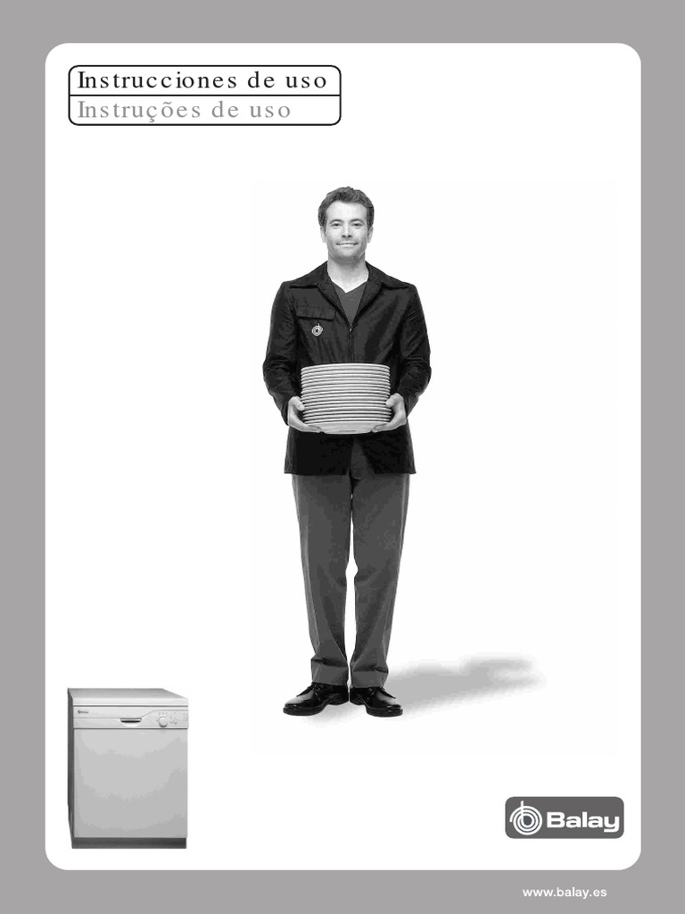 Balay 3VE452B Dishwasher PDF Lavavajillas Agua