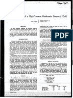 Phase Behavior of High-Pressure Condensate Reservoir Fluid