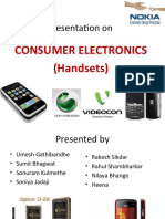 Presentation On: Consumer Electronics (Handsets)