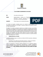 CIRCULAR No. 202260000028 POLIZA ACCIDENTES ESCOLARES 2022