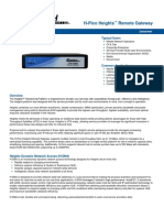 H-Pico Heights Remote Gateway: Typical Users