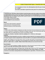 Grade V Project Work Topics - Term III (2021-22) English:-1