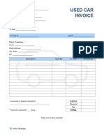 Used-Car-Invoice-Template