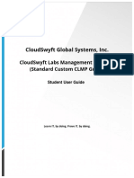 CloudSwyft Labs Management Platform Student Guide 