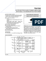 Multifunction Quad Power Amplifier With Built-In Diagnostics Features