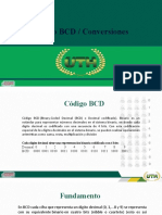 Código BCD y conversiones binarias