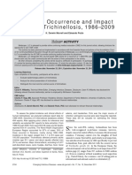 Worldwide Occurrence and Impact of Human Trichinellosis, 1986–2009. Murrell, Pozio