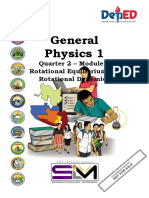 General Physics 1: Quarter 2 - Module 1 Rotational Equilibrium and Rotational Dynamics