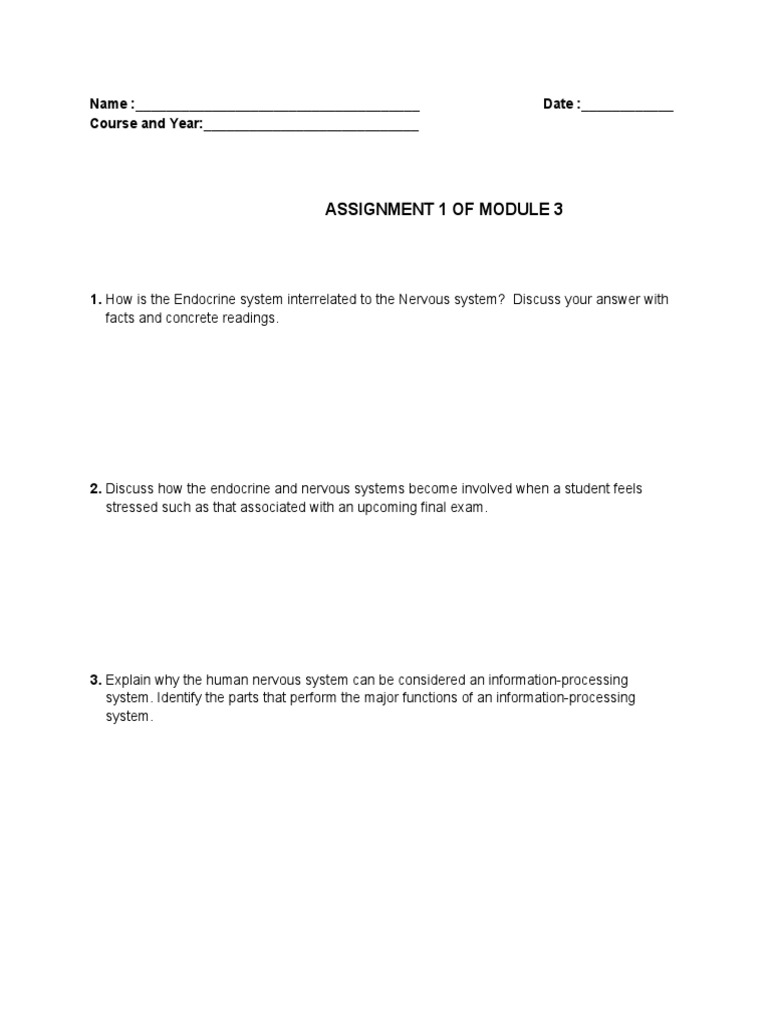 Assignment 1 of Module 3 | PDF
