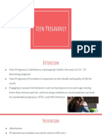 Teen Pregnancy Community Teaching PowerPoint (1)