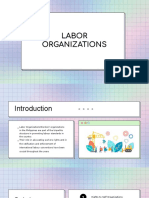 Labor Organizations by Irish de Lima