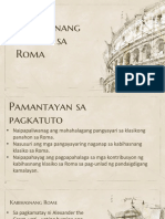 AP8 Kabihasnang Klasiko NG Roma (Bago)