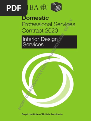 RIBA BIID Domestic Professional Services Contract 2020 - Interior Design Services