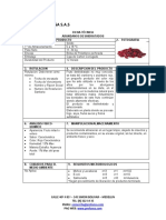 Arandanos deshidratados ficha técnica