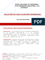 Solución de Una Ecuación Diferencial