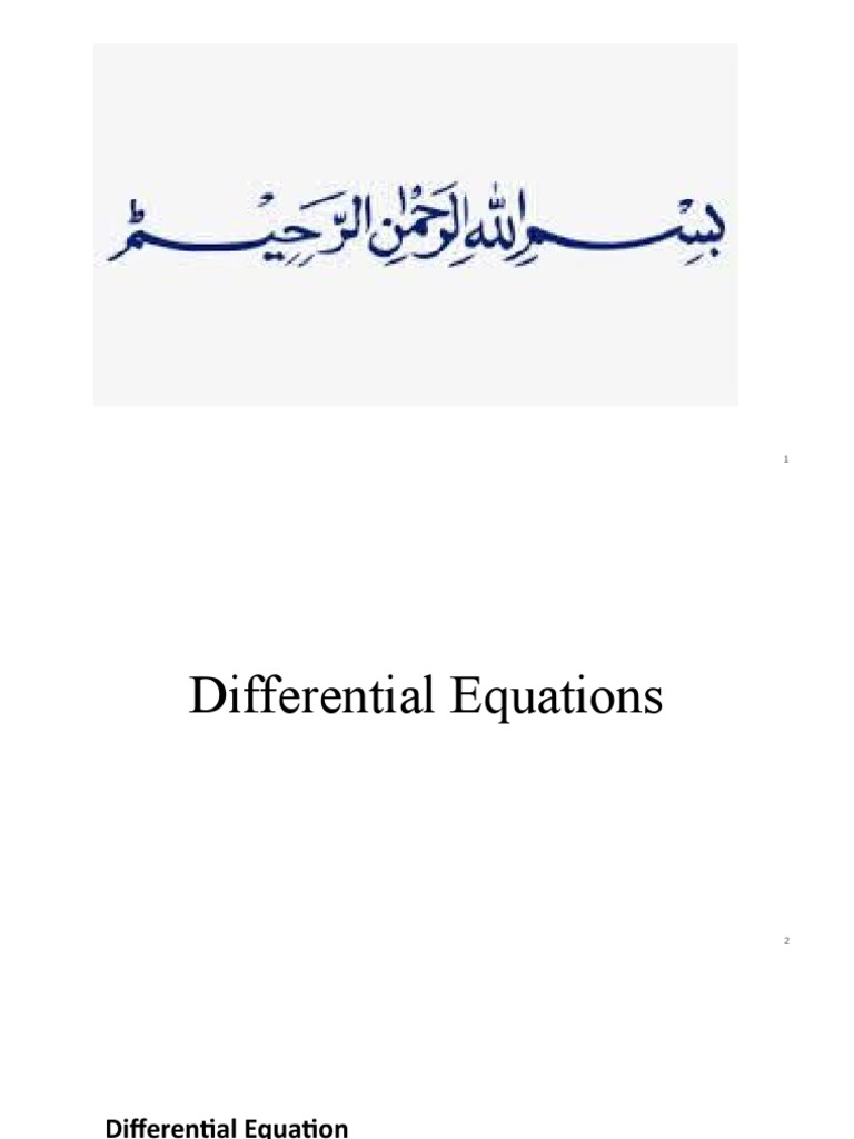 Lec# 1 (Separable Method) | PDF | Teaching Methods & Materials