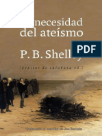 La Necesidad Del Ateismo Percy Bysshe Shelley Traduccion de Joe Barcala