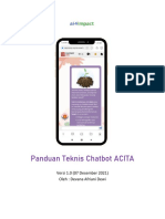 Panduan Teknis Chatbot ACITA 1.0