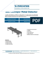 Belt Conveyor Rendering Metal Detector Ver. 1.3