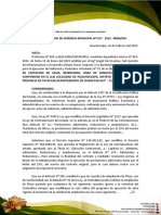 RESOLUCION GERENCIAL N° 017  2021 ADICIONAL DEDUCTIVO CAPTACION DE AGUA RESERVORIO LINEA DE CONDUCCION HUACHOCOLPA HUACHO FEBRERO 2021