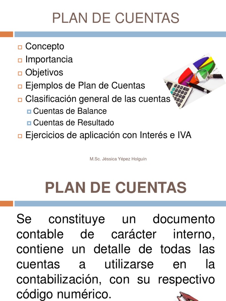 Definición y Objetivos del Plan de Cuentas | PDF | Contabilidad | Economias