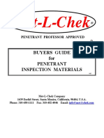 Met-L-Chek: Buyers Guide For Penetrant Inspection Materials