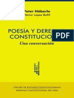 Poesía y Derecho Contitucional, Por Haberle Peter