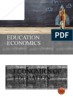 E OT E-3Education Economics Final