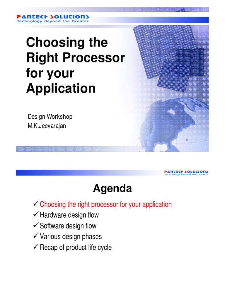 Choosing The Right Processor | PDF | Field Programmable Gate Array ...
