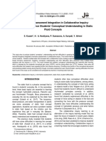 E-Formative Assessment Integration in Collaborative Inquiry: A Strategy To Enhance Students' Conceptual Understanding in Static Fluid Concepts