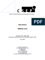 Specs Manual