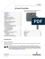 Fisher L2 Liquid Level Controller: Scope of Manual