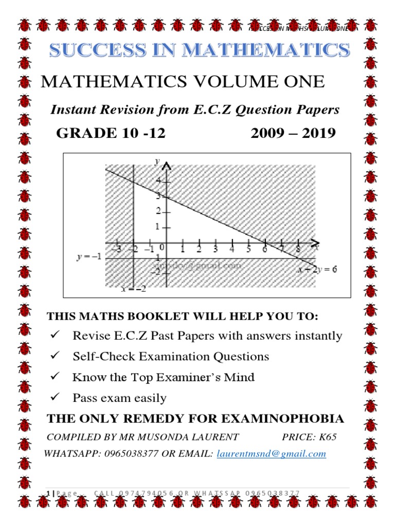 Success in Maths: Grades 10-12 Guide | PDF | Mathematics | Area