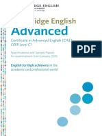 CAE Reading and Use of English