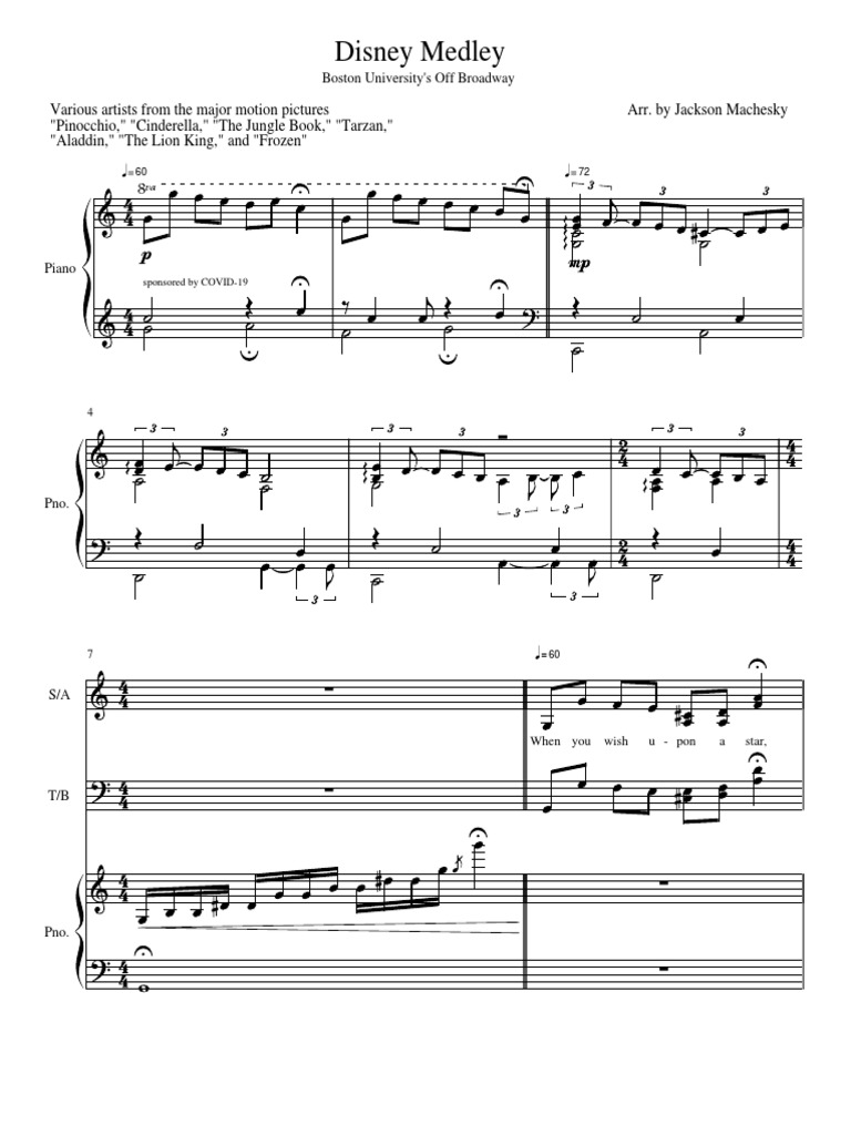Disney Medley Pdf
