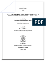 Alumni Management System 21497