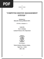 Computer Service Management System 21497