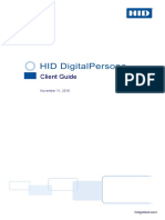 Hid Digitalpersona Client Guide