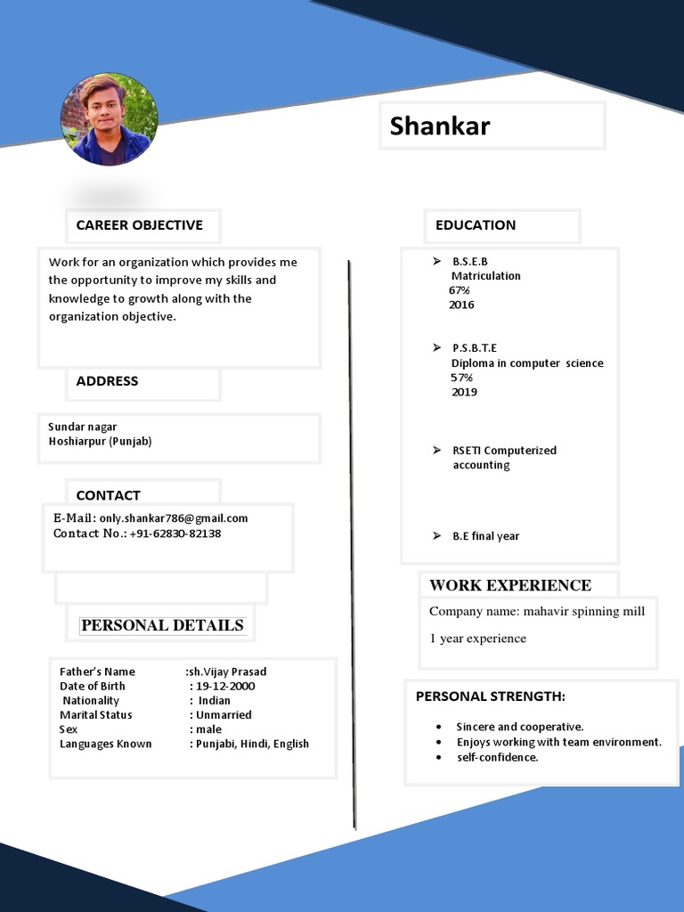 Shankar Resume | PDF
