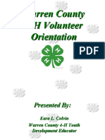 Warren County 4-H Volunteer Orientation