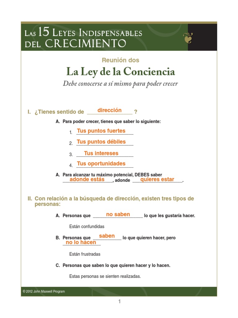 Ley de La Conciencia | PDF