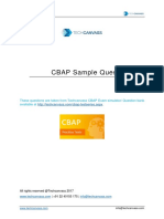 CBAP Sample Questions