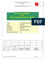 Oman LNG Train 3 CUI Shutdown Method Statement