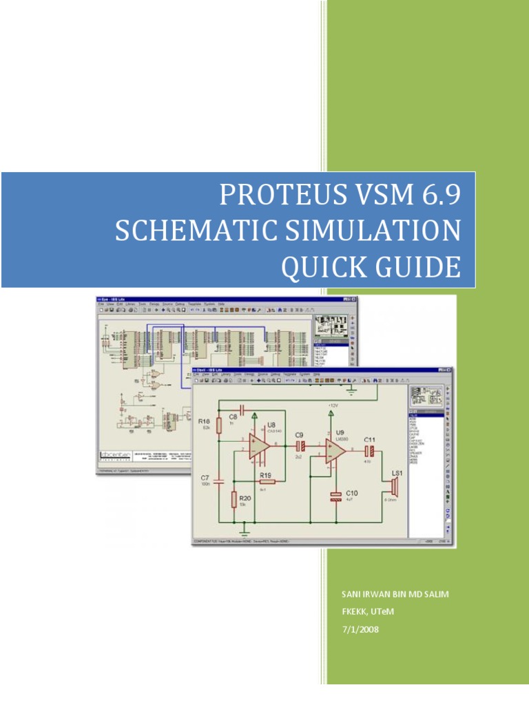 Quickguide Proteus | PDF | Simulation | Microcontroller