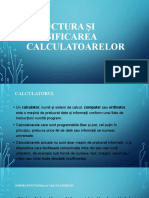 Structura - Clasificarea Calculatoarelor