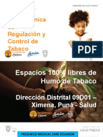 Ley Organica de Control y Regulación de Tabaco 2020