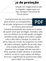 Feitiço de proteção simples com vela, sal e arruda