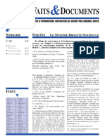 Faits Et Documents 501