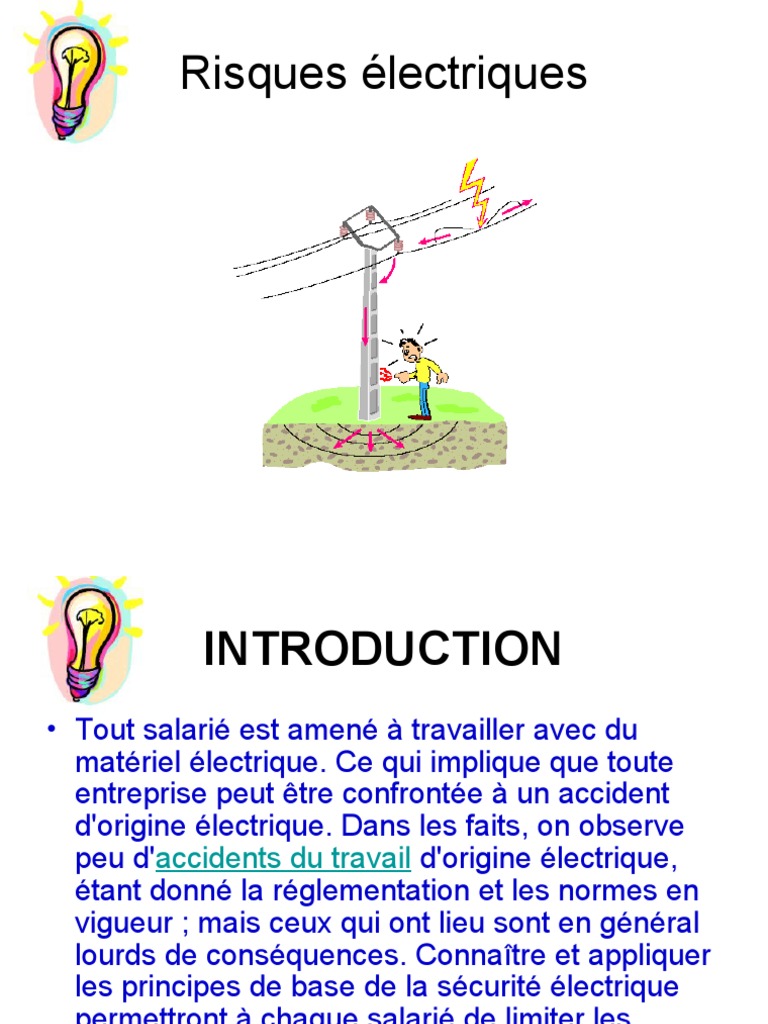 Prévention des risques électriques au travail | PDF | Électromagnétisme ...